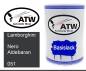 Preview: Lamborghini, Nero Aldebaran, 051: 500ml Lackdose, von ATW Autoteile West.